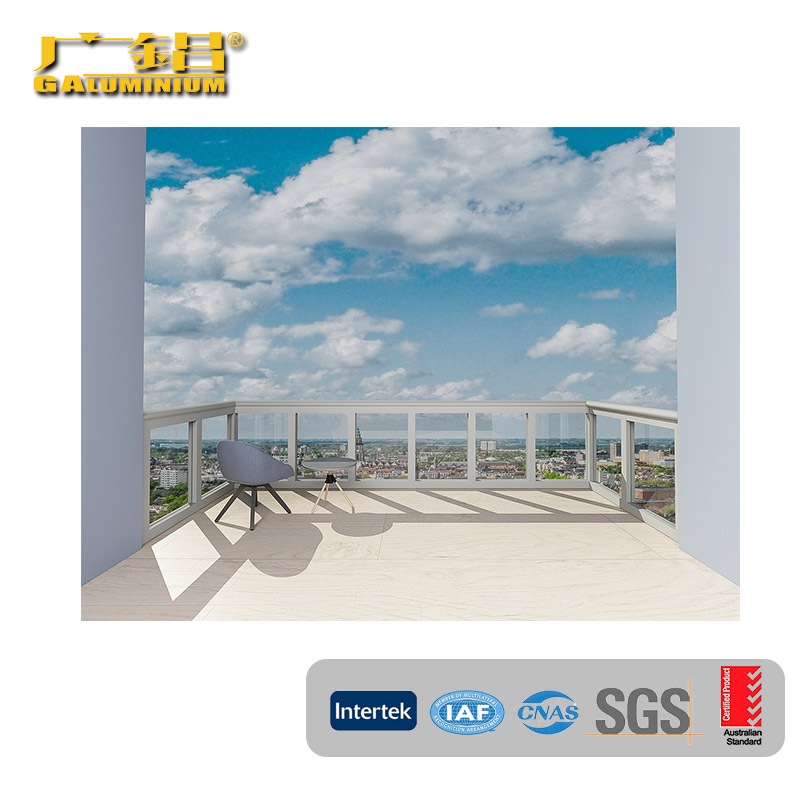 Apa pegangan sing paling apik kanggo tangga? Handrail aluminium karo kaca becik