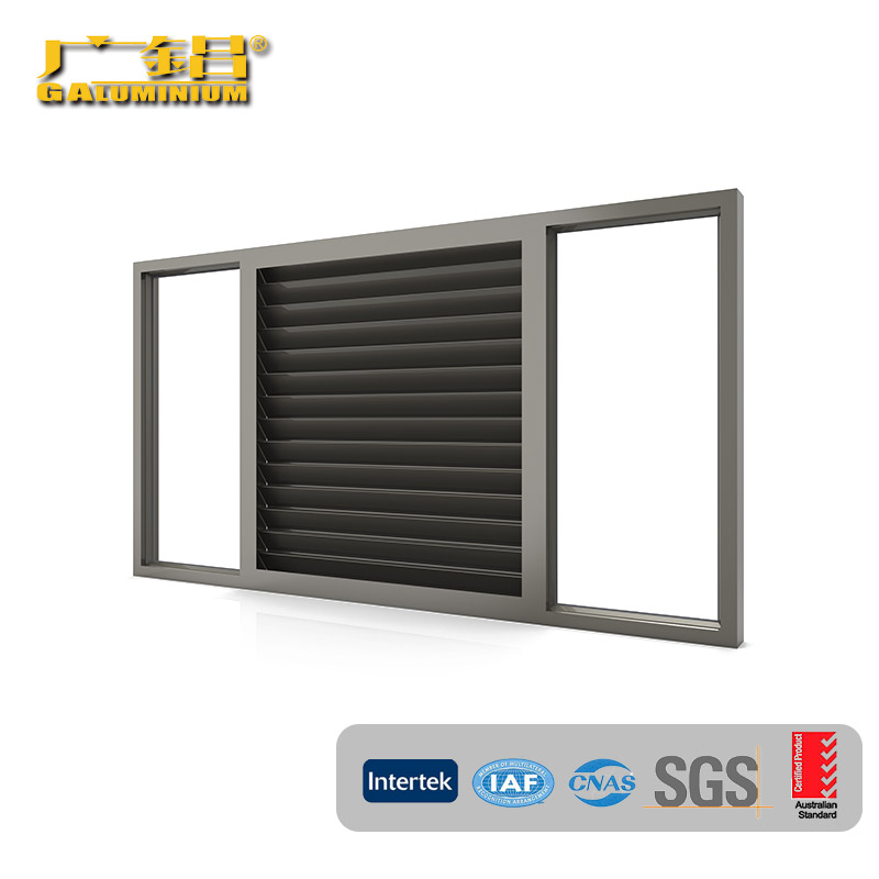 Jendhela Louvers Aluminium Sederhana Lan Awet