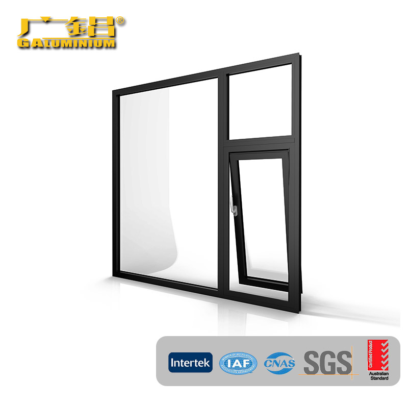 Silver Hardware Aluminium njaba-hung Window