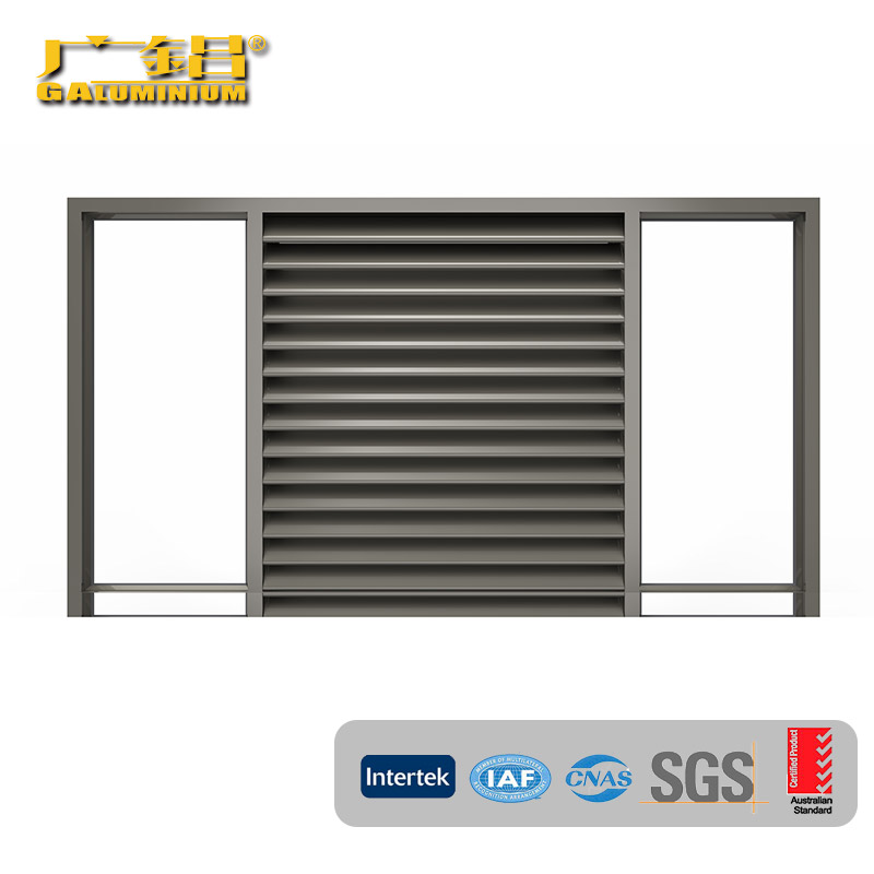 Jendela Louvers Aluminium Sederhana Lan Awet